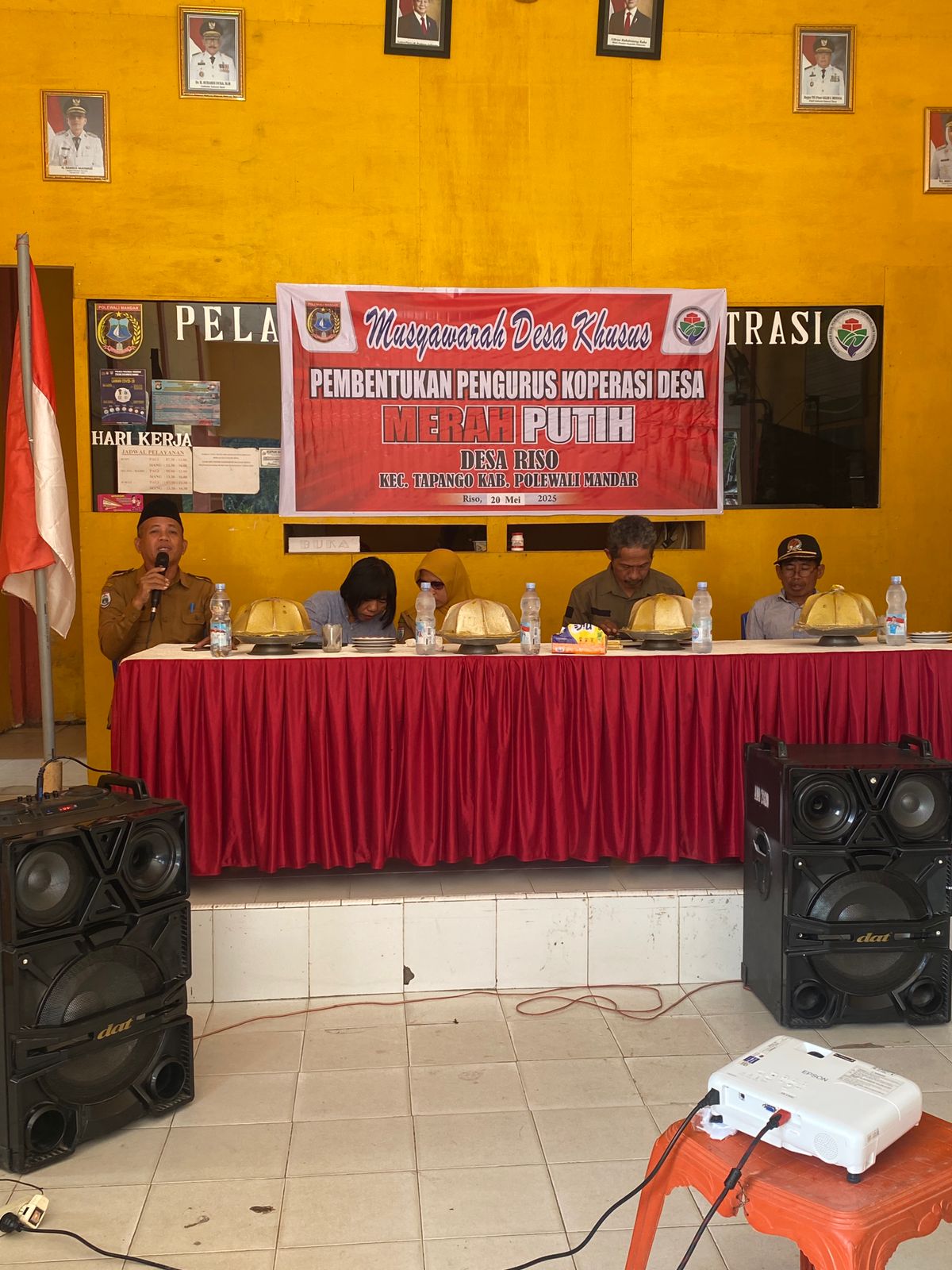 Musyawarah khusus Desa pembentukan koperasi merah putih